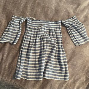 Rails Striped Off the Shoulder Top